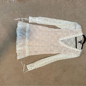 Women’s white summer dress